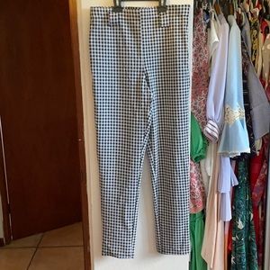 Forever 21 Gingham Skinny Trousers Pants L Large
